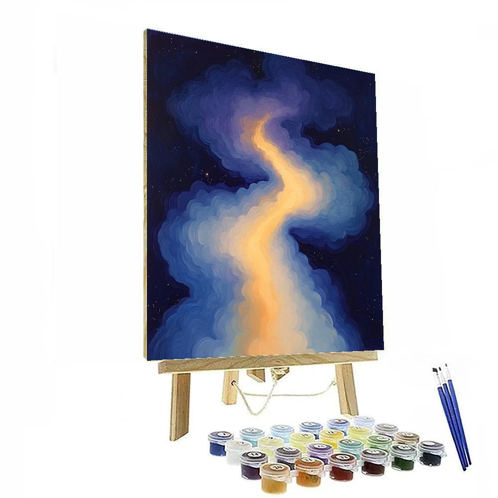 Edgar Degas Inspired Luminous Hourglass Nebula Paint by numbers kits