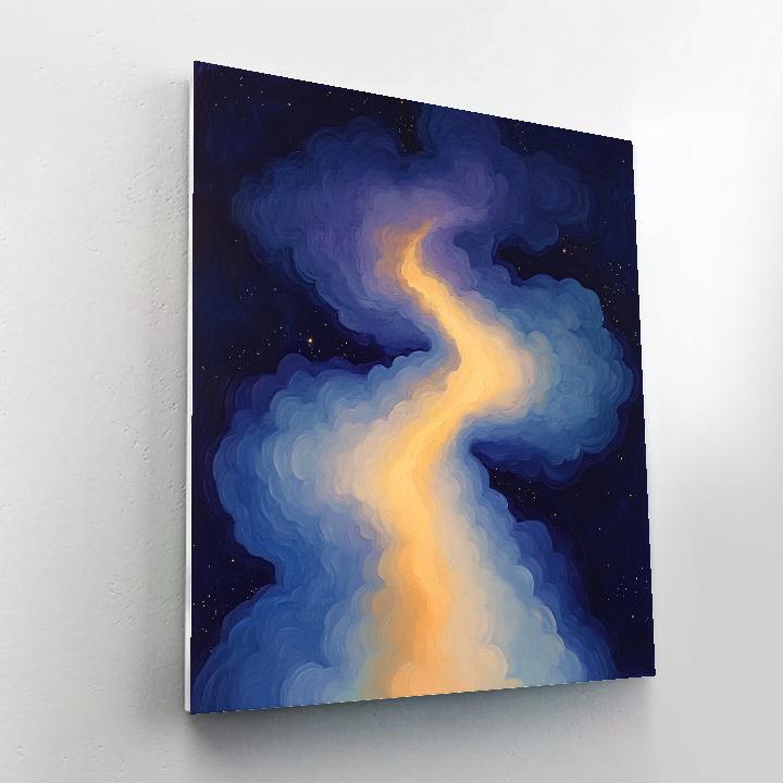 Edgar Degas Inspired Luminous Hourglass Nebula Paint by numbers kits