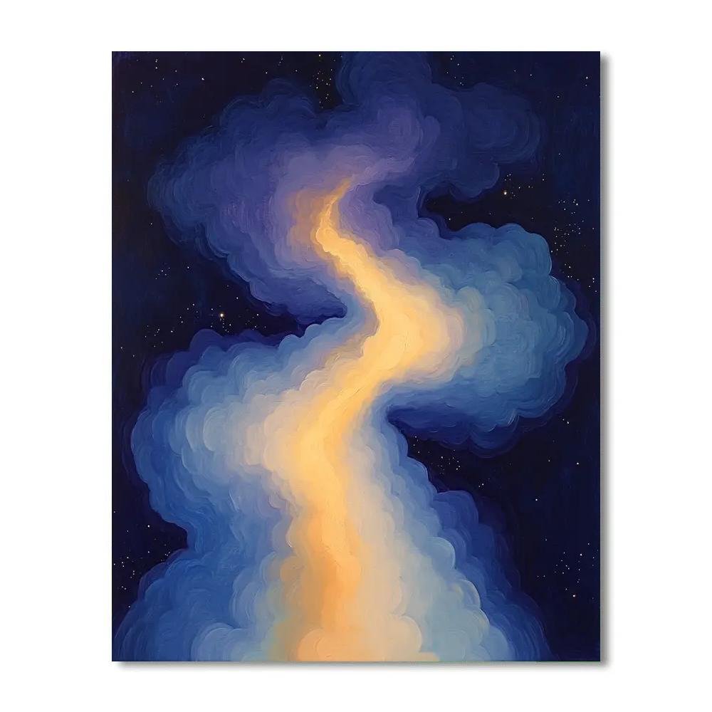 Edgar Degas Inspired Luminous Hourglass Nebula Paint by numbers kits