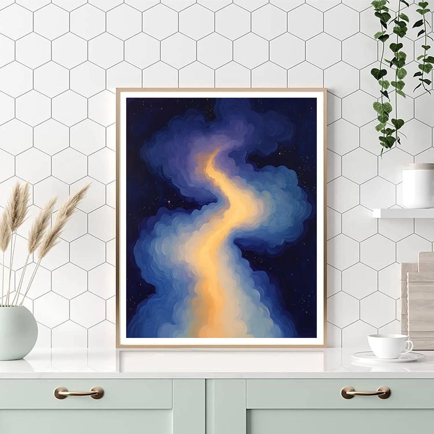 Edgar Degas Inspired Luminous Hourglass Nebula Paint by numbers kits