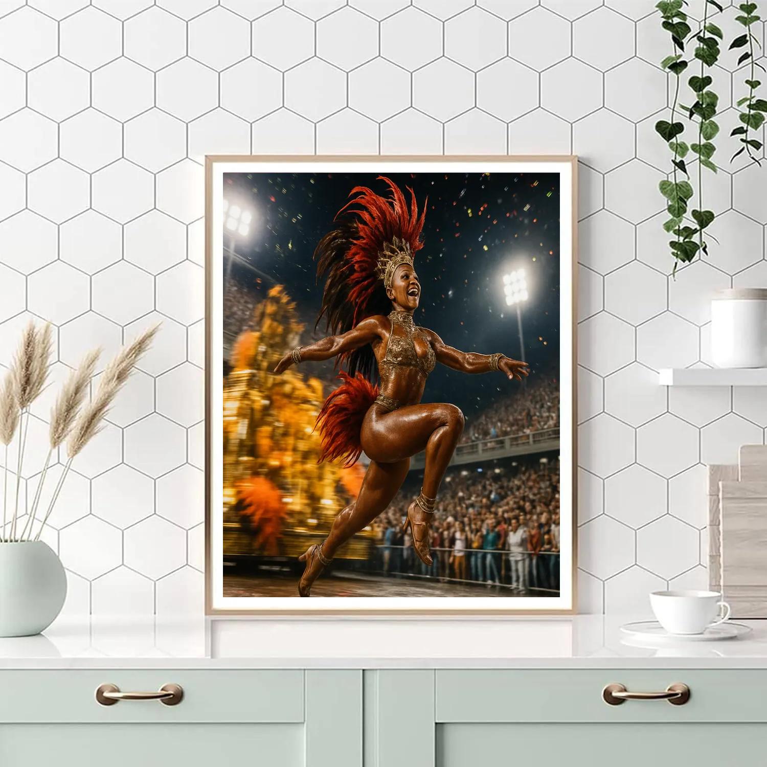 Rio Carnival Samba Night paint by number