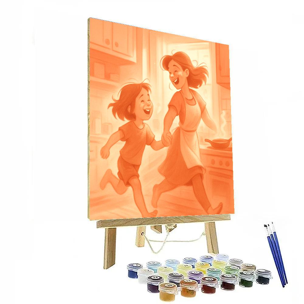 Kitchen Dance Sunrise Paint by numbers kits