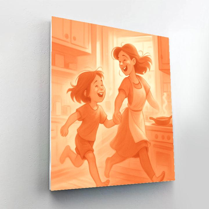 Kitchen Dance Sunrise Paint by numbers kits