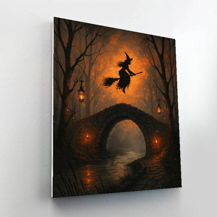 Witch Bridge Overfog Paint by numbers kits