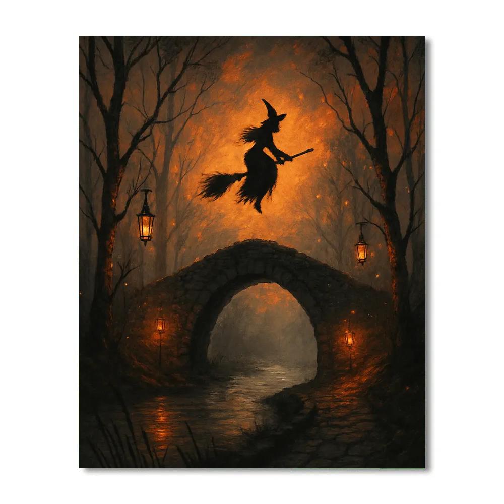 Witch Bridge Overfog Paint by numbers kits