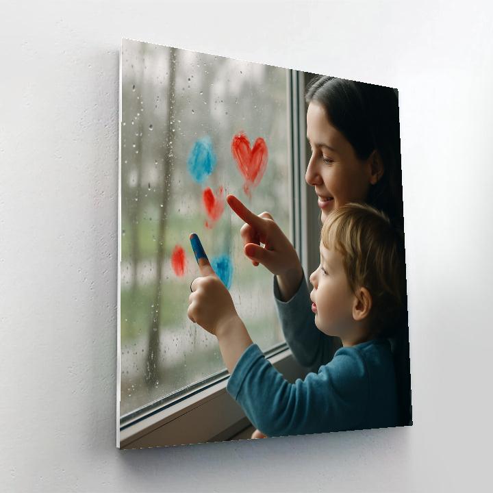 Rainy Day Window Painting paint by number