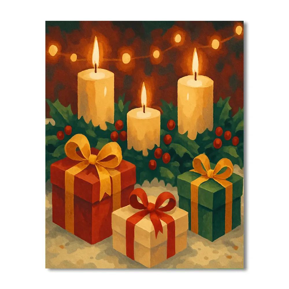 Feast Of Ribbons Number painting