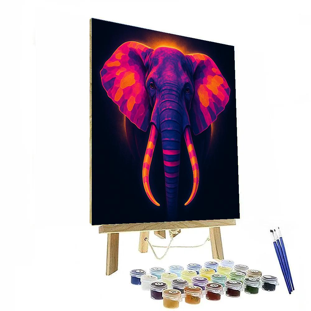 Vibrant Elephant Echo paint by color