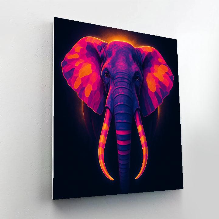 Vibrant Elephant Echo paint by color