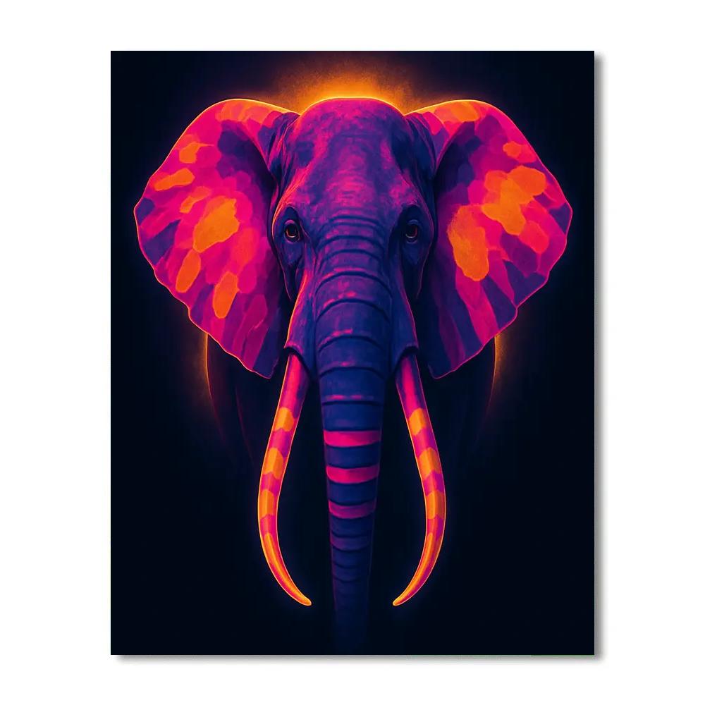 Vibrant Elephant Echo paint by color