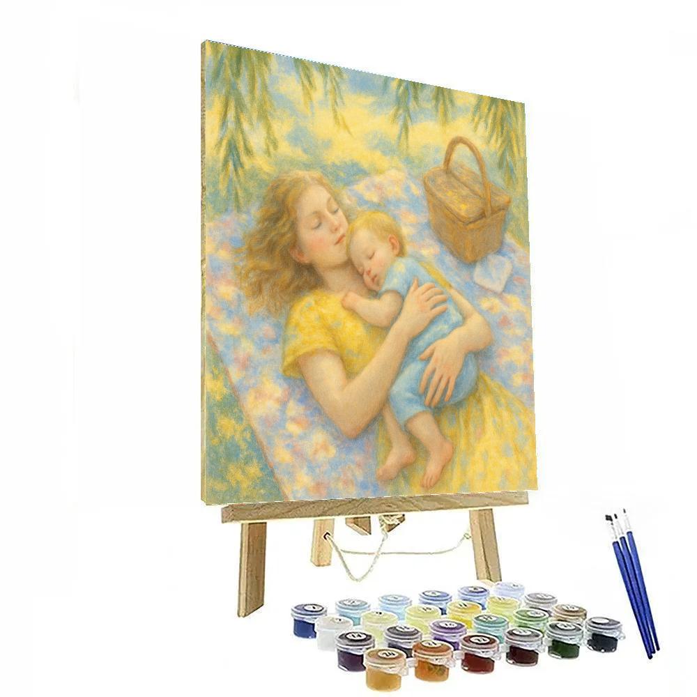 Picnic Blanket Lullaby Paint by numbers art
