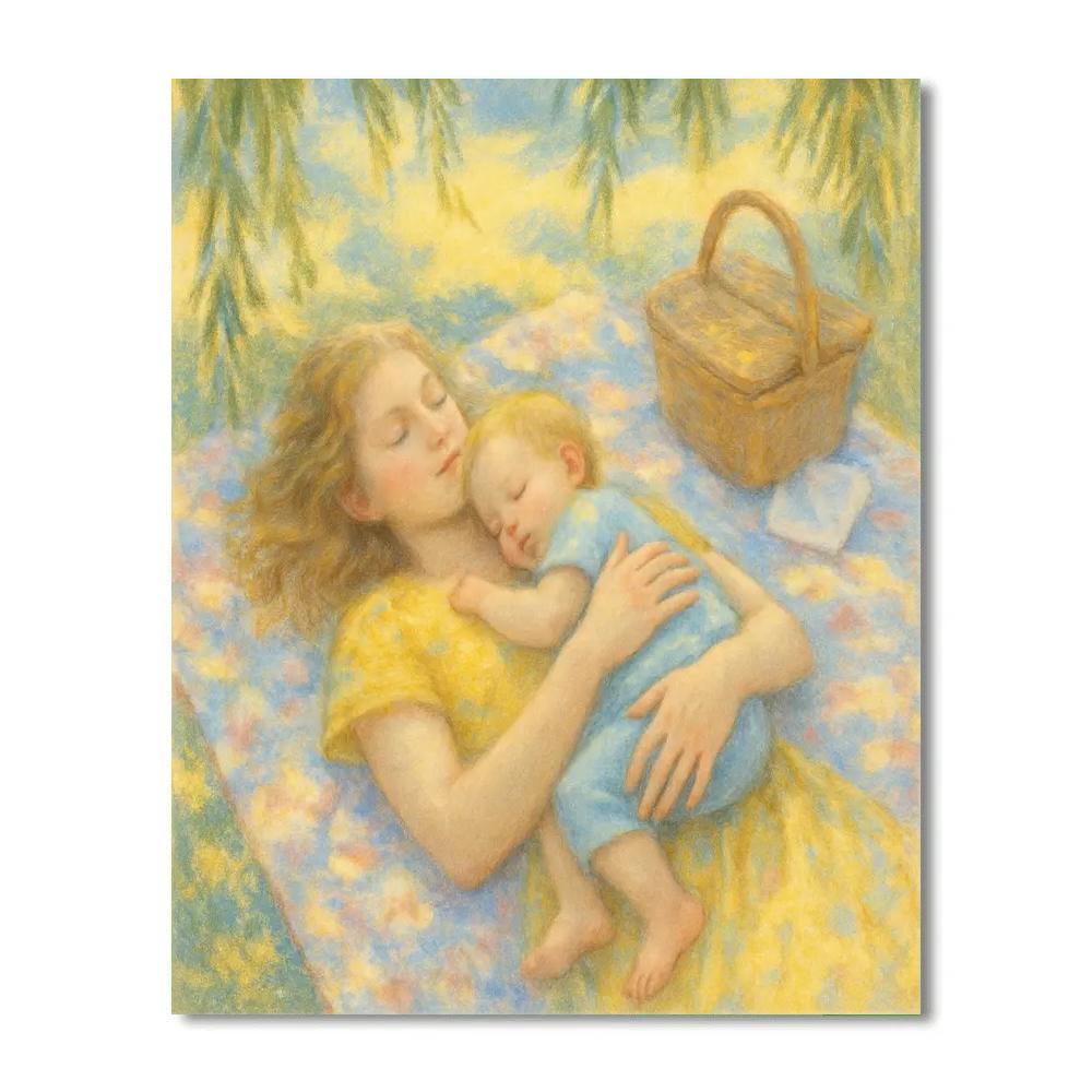 Picnic Blanket Lullaby Paint by numbers art
