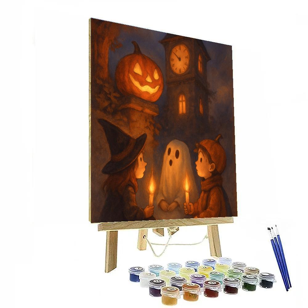 Clocktower Pumpkin Serenade paint by color