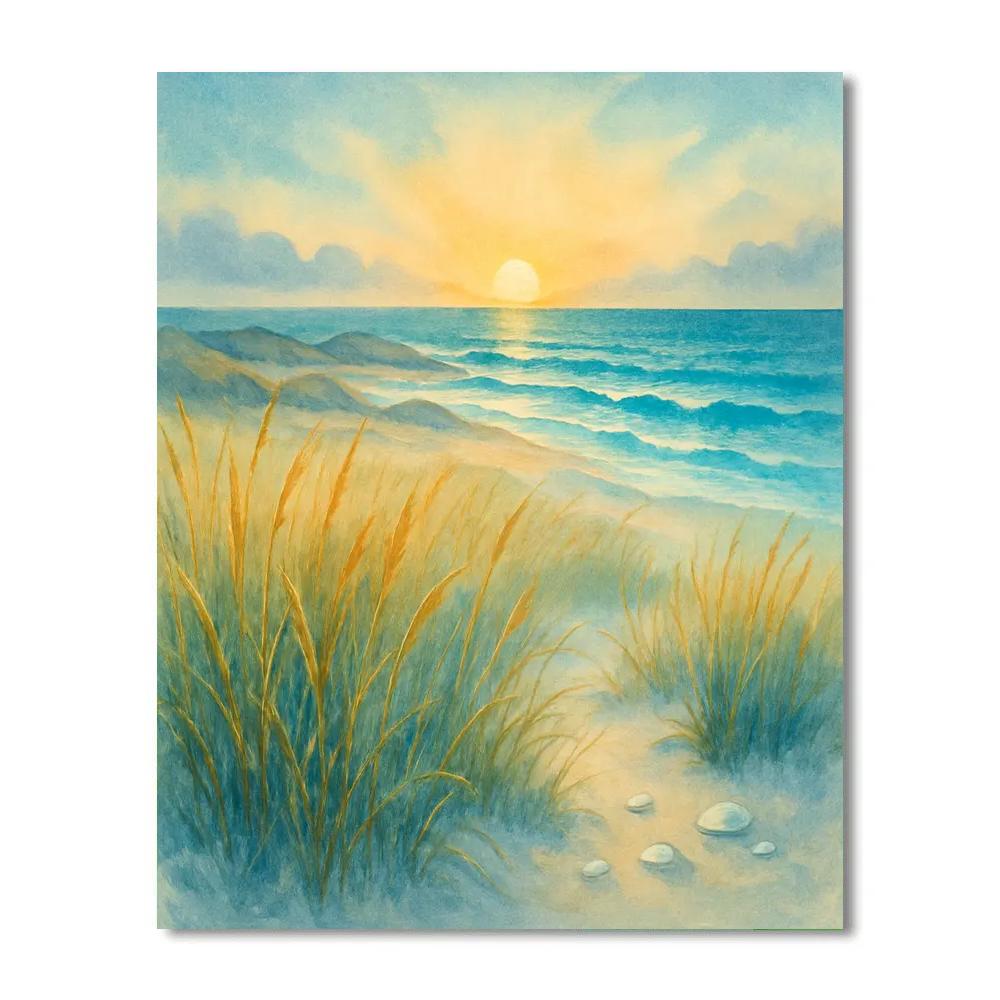 Sapphire Tidegrass Expanse DIY paint by numbers