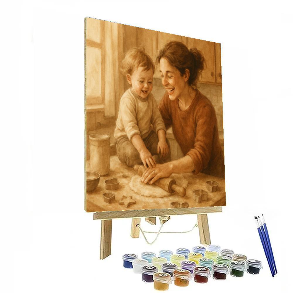 Baking Memories In Apron paint by numbers