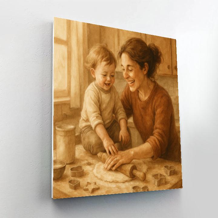Baking Memories In Apron paint by numbers