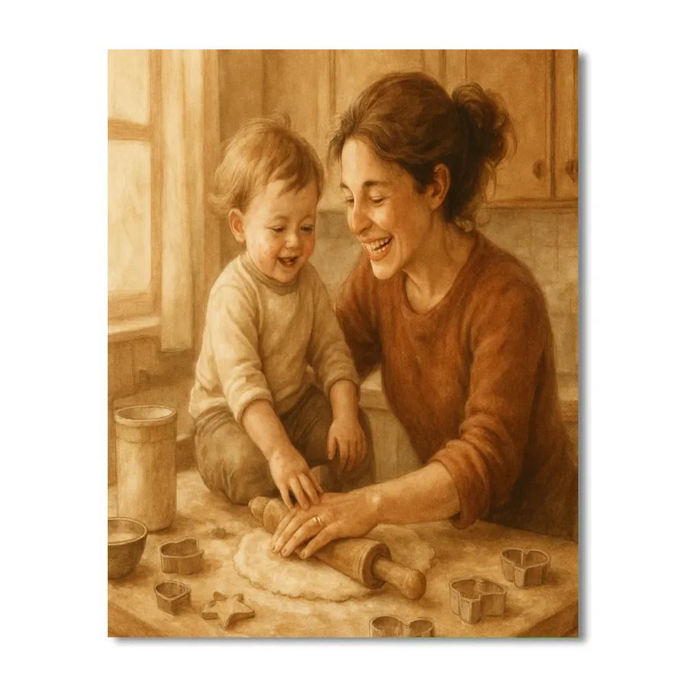 Baking Memories In Apron paint by numbers