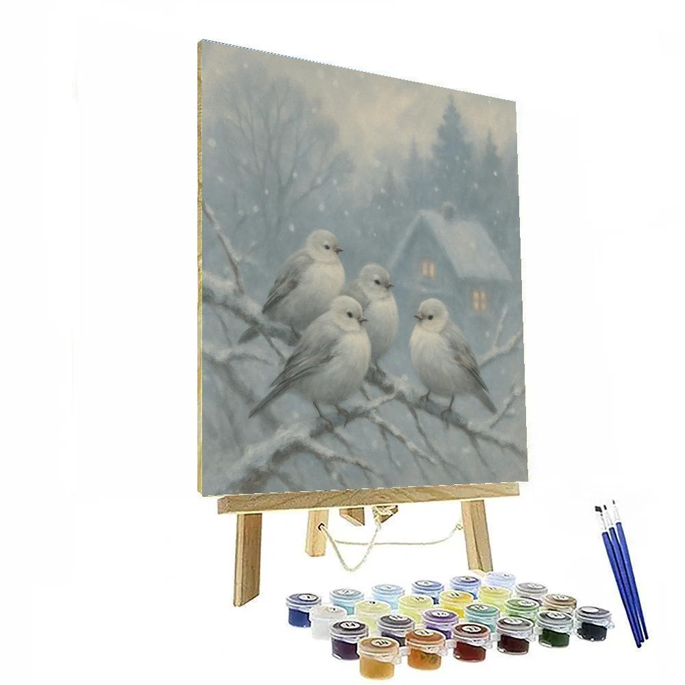 Snow Finch Hearth Branch paint by color