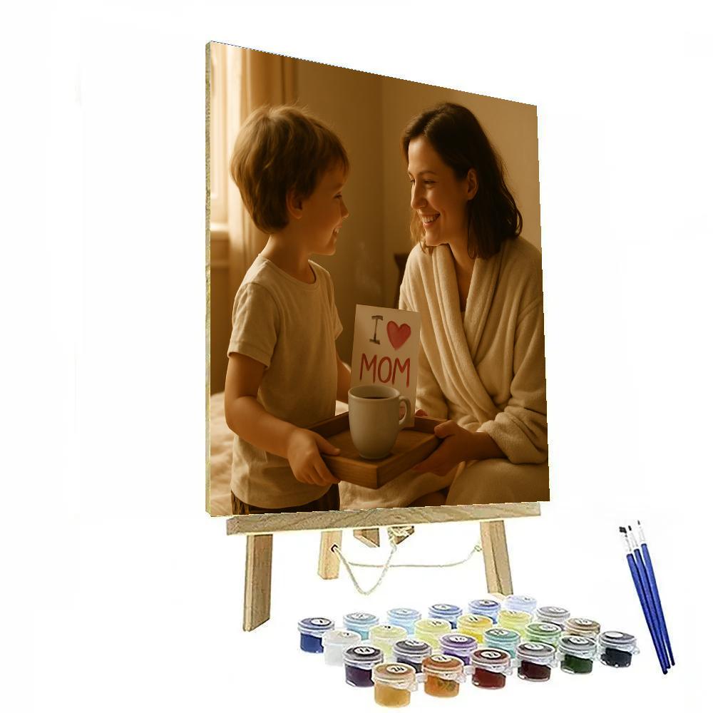 Quiet Breakfast Surprise Paint by numbers kits