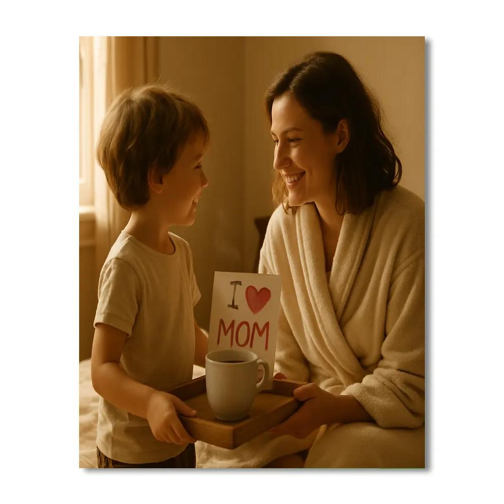 Quiet Breakfast Surprise Paint by numbers kits