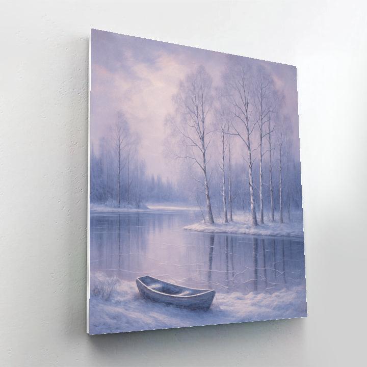 Frozen Mirror Lake Painting by numbers kit