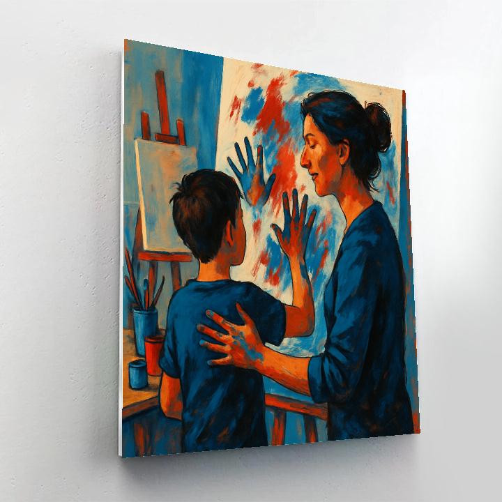Art Studio Collaboration paint by number