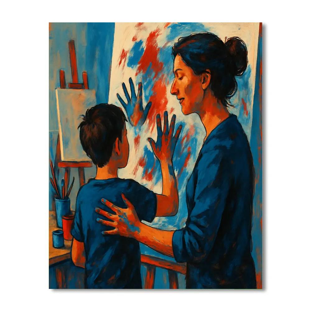 Art Studio Collaboration paint by number