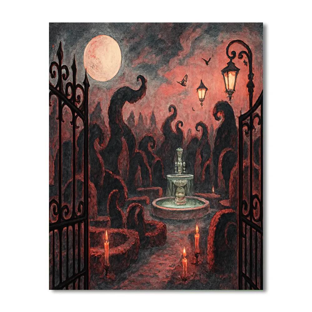 Shadowfell Garden Gate Numbered painting kits