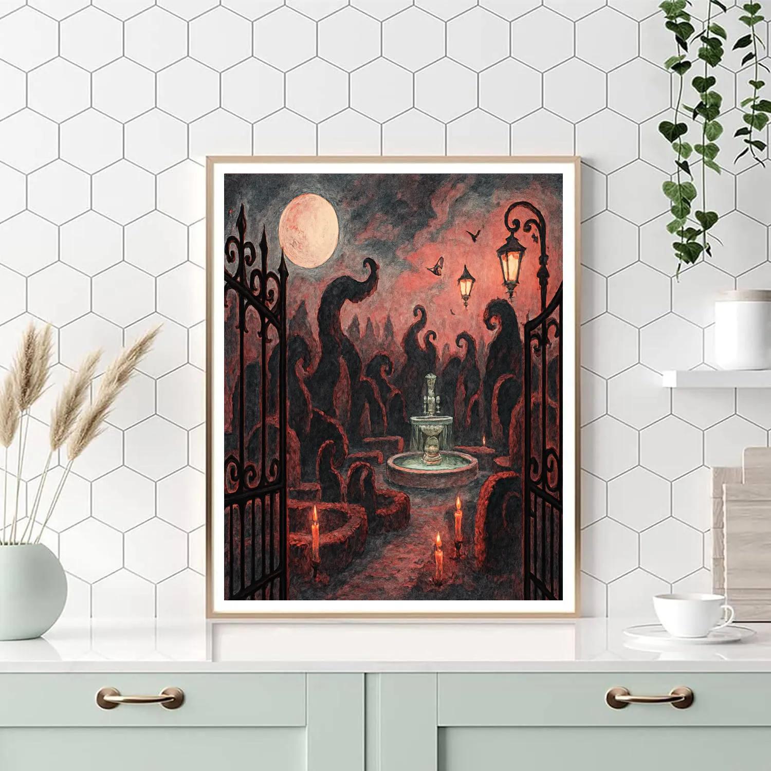 Shadowfell Garden Gate Numbered painting kits