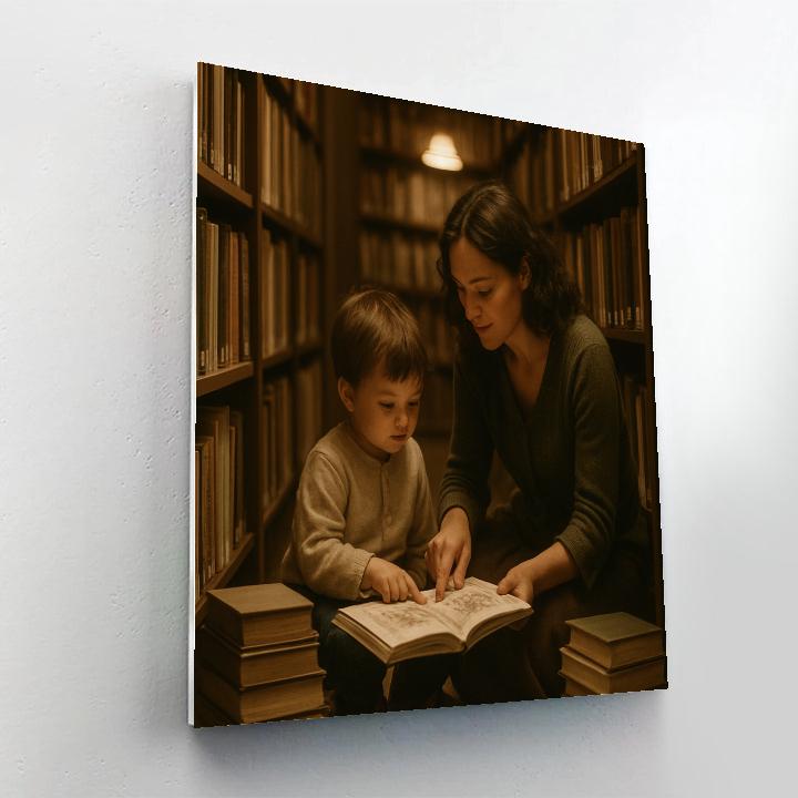 Library Whisper Discovery Numbered painting kits