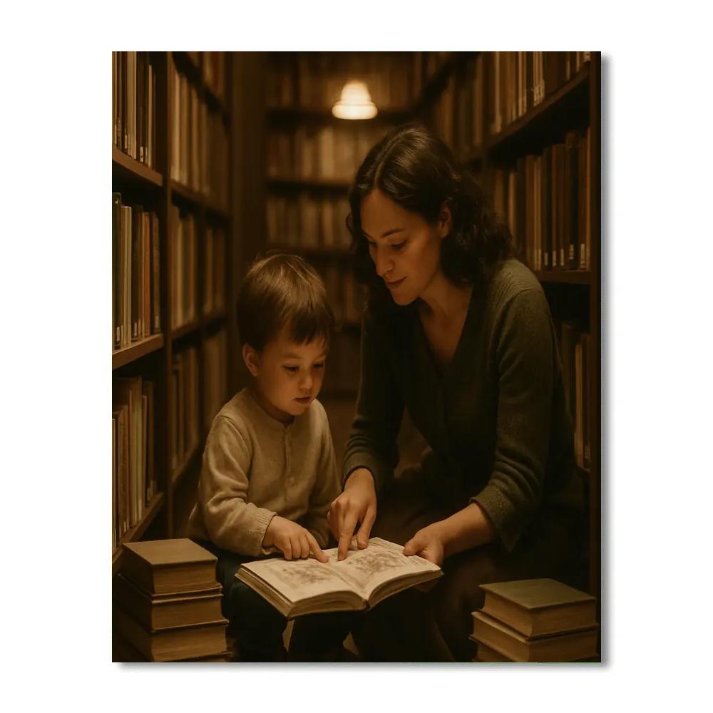 Library Whisper Discovery Numbered painting kits