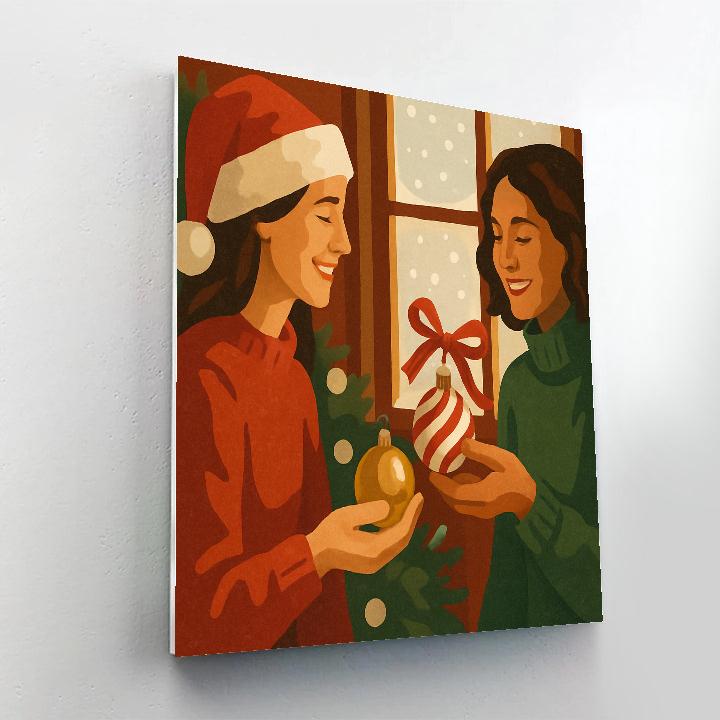 Ornament Sharing painting number kit