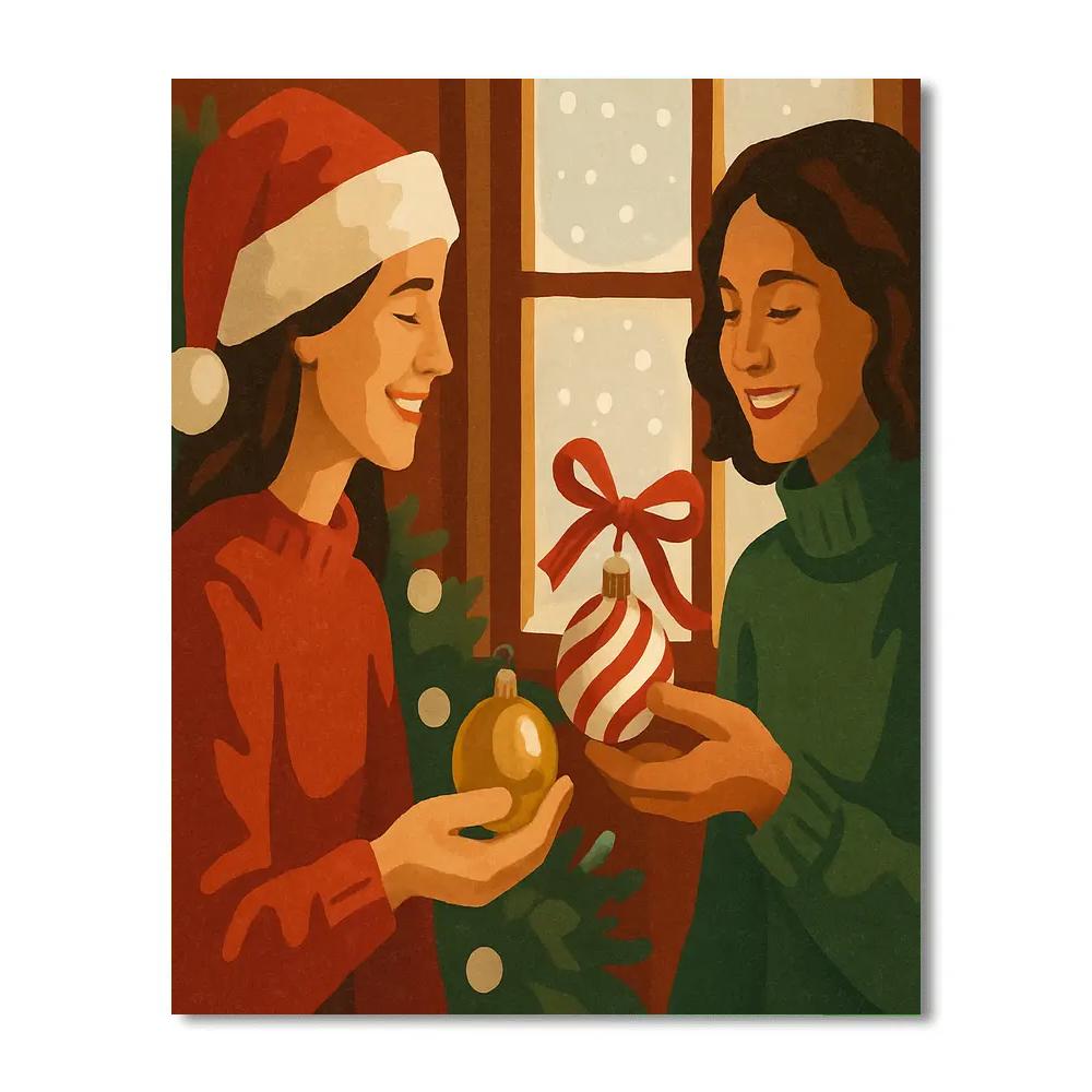 Ornament Sharing painting number kit