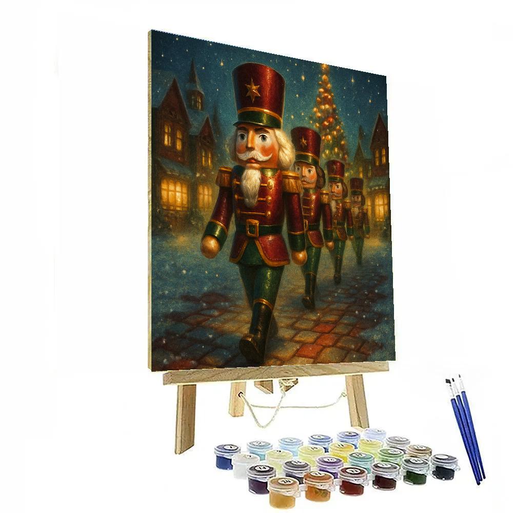Starlit Nutcracker Parade Paint by numbers kits