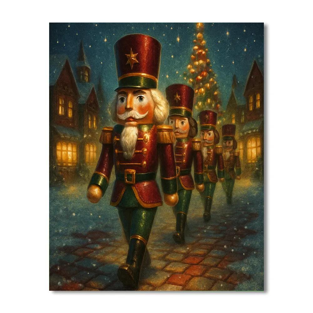 Starlit Nutcracker Parade Paint by numbers kits