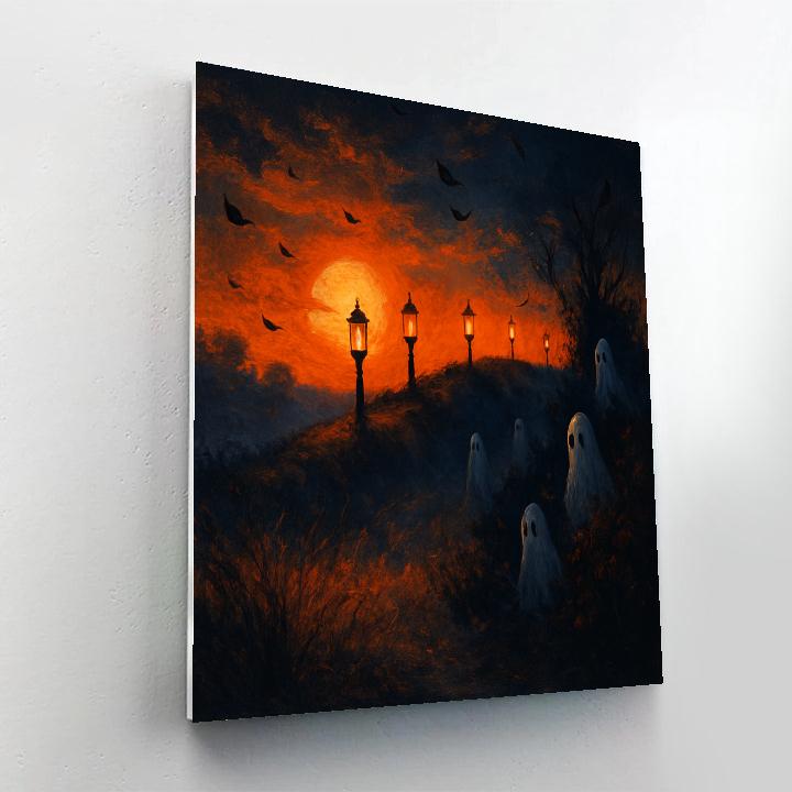 Autumn Beacon Ridge Number painting
