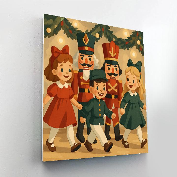 Nutcracker Parade Painting by numbers kit