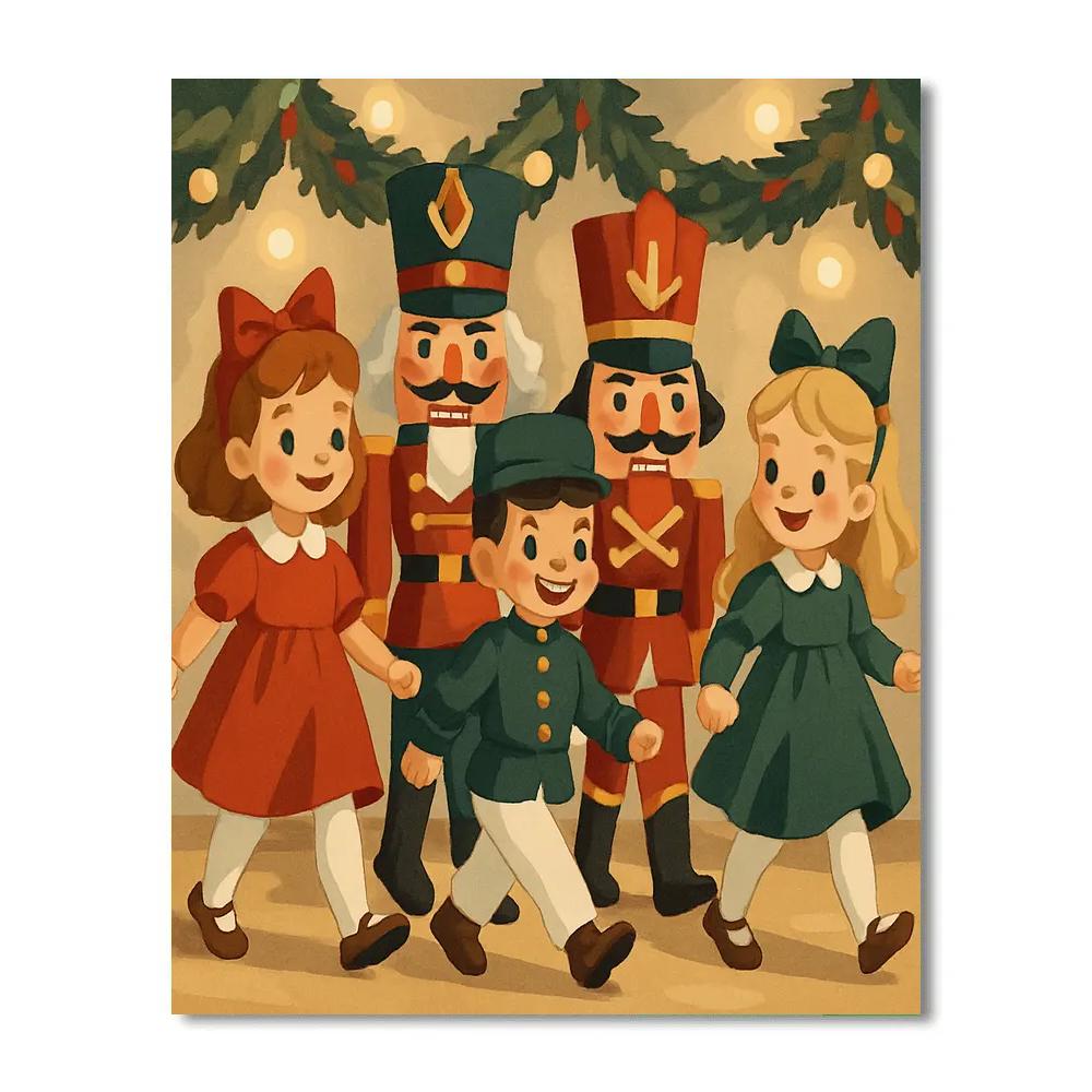 Nutcracker Parade Painting by numbers kit
