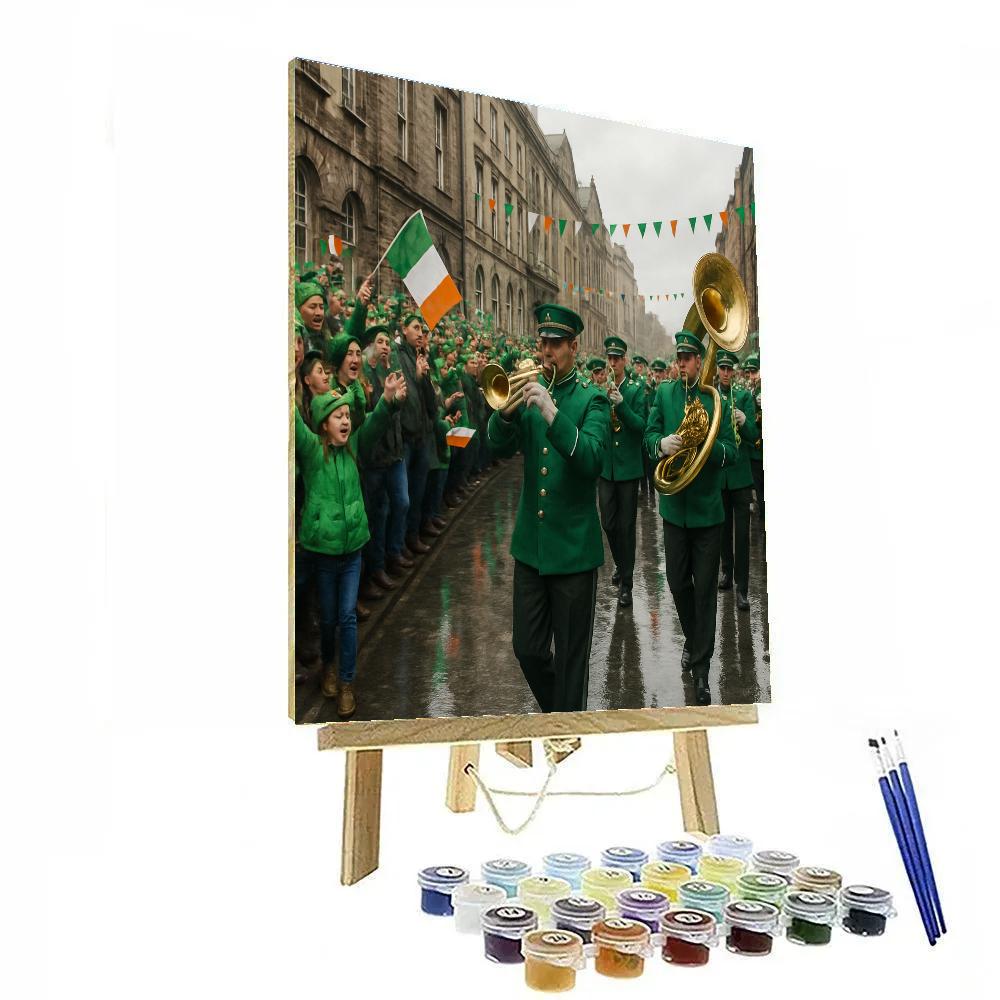 St Patricks Day Dublin March Painting by numbers kit