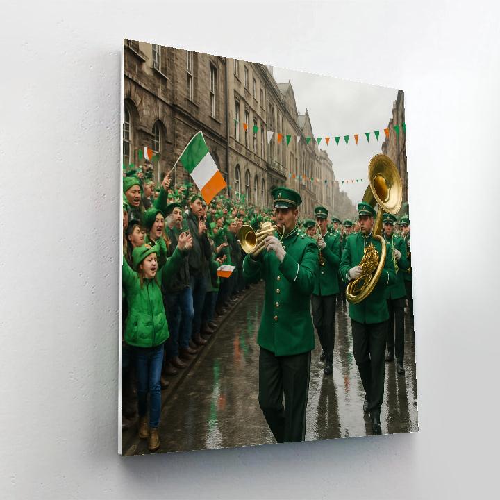 St Patricks Day Dublin March Painting by numbers kit
