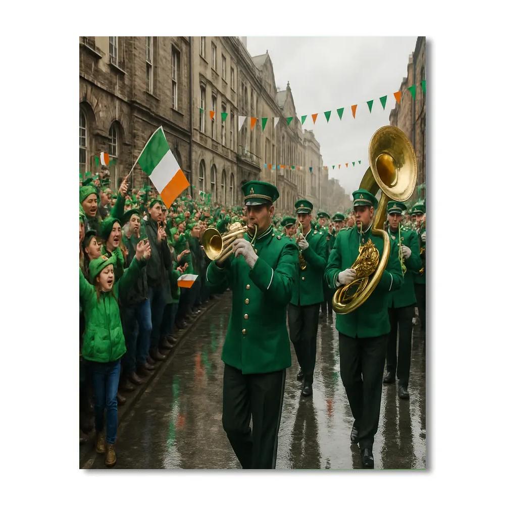 St Patricks Day Dublin March Painting by numbers kit