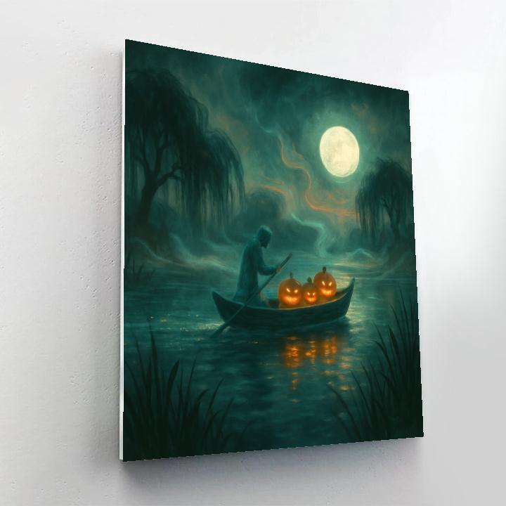 Phantom Ferry Crossing Paint by numbers art