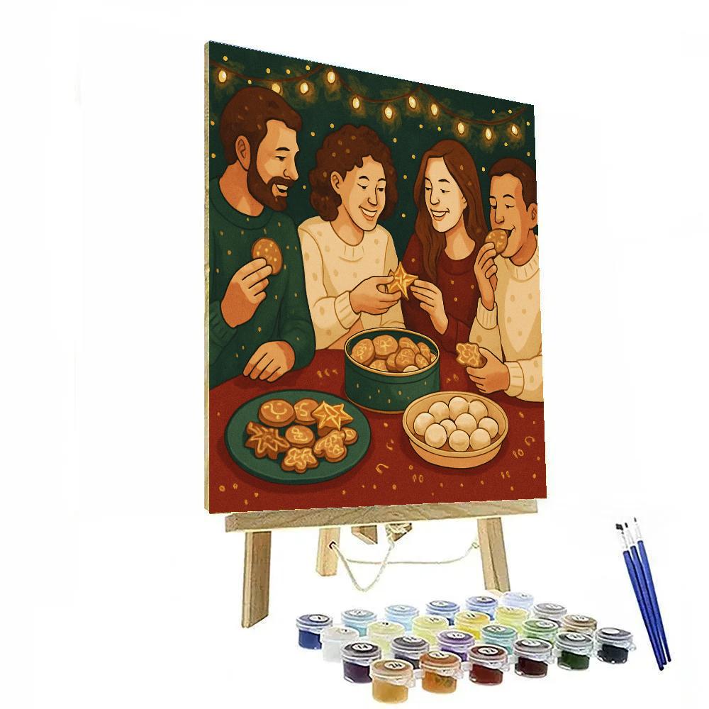 Cookie Exchange Circle paint by color
