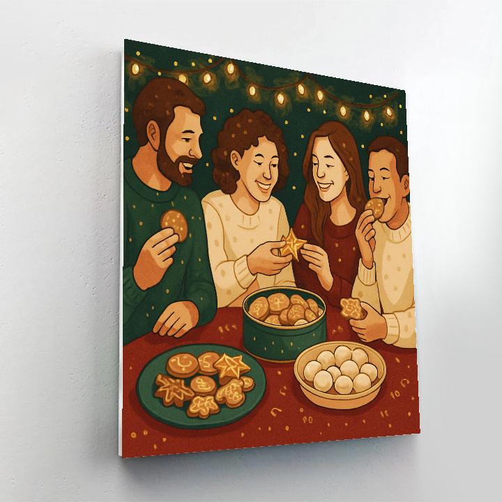 Cookie Exchange Circle paint by color