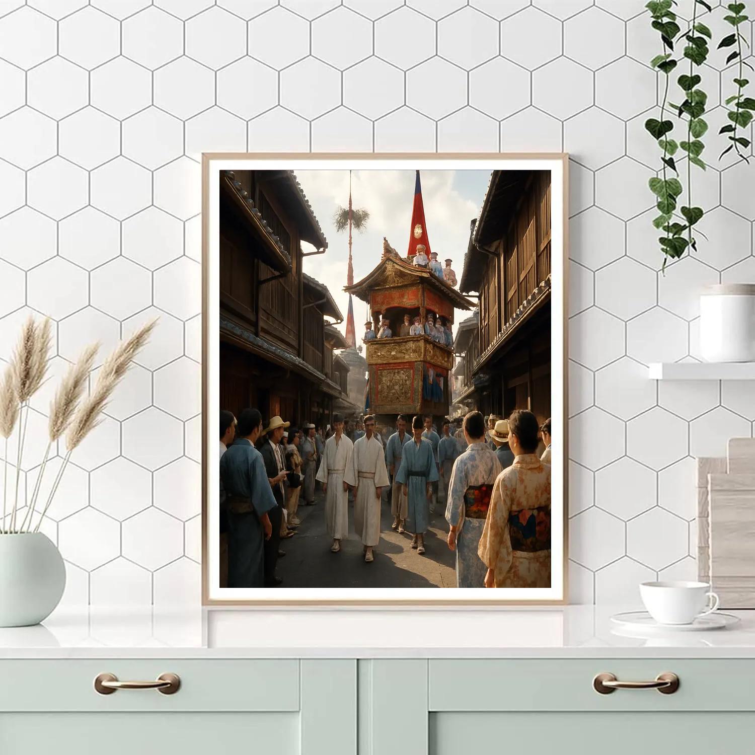 Gion Matsuri Yamaboko Parade Paint by numbers art