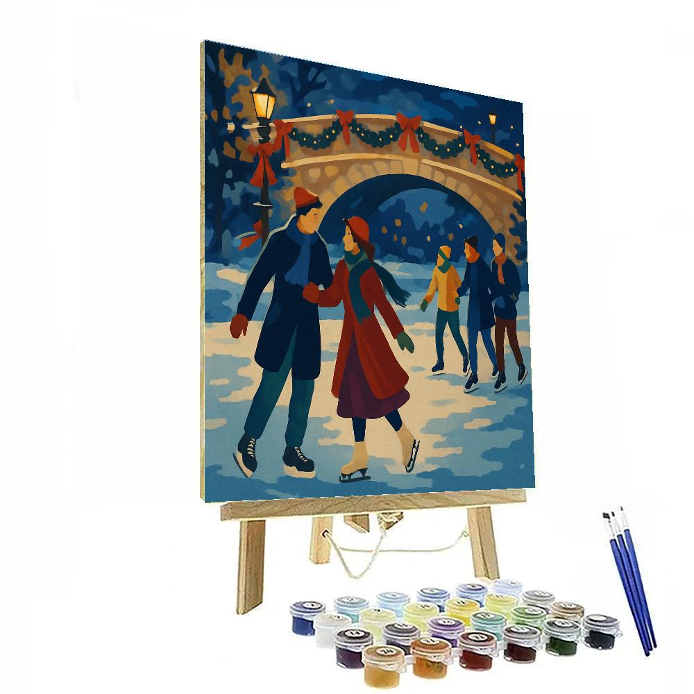 Skaters By Garland Bridge Paint by numbers art