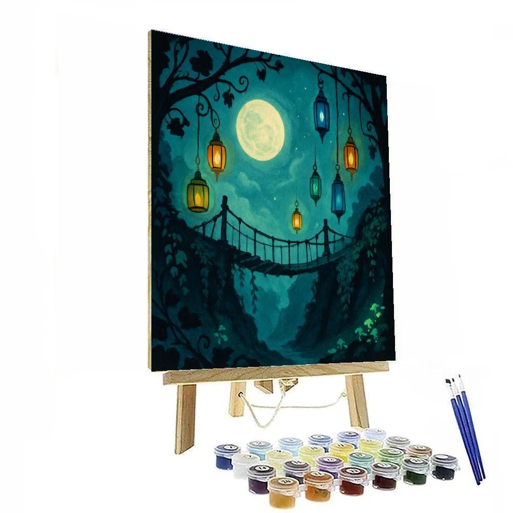 Lanterns Of The Hollow Bridge Painting by numbers kit