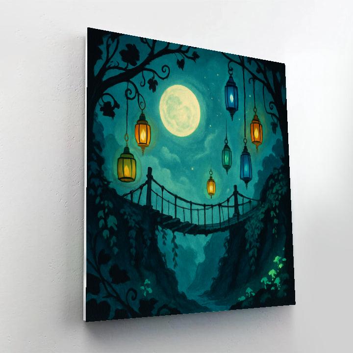 Lanterns Of The Hollow Bridge Painting by numbers kit