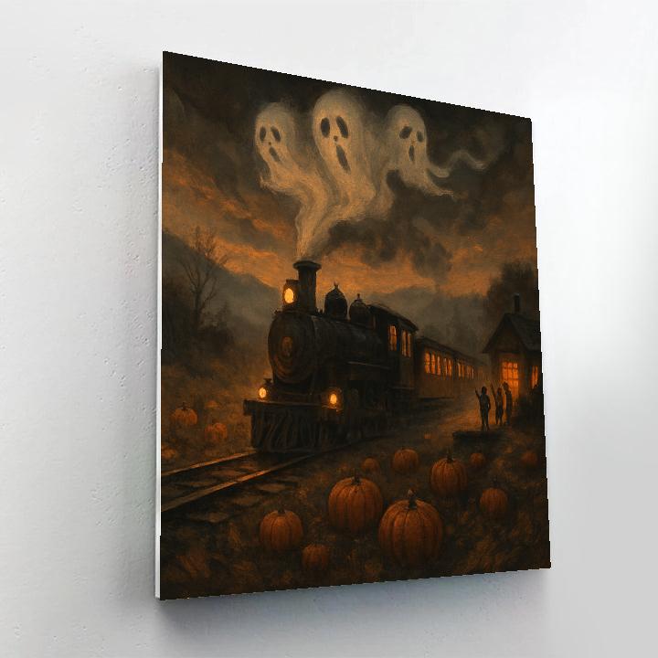 Harvest Moon Train paint by numbers