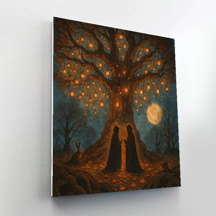 Lantern Oak Council Number painting